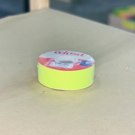 Listón Celosa Papel Sintético A9 Amarillo intenso Neón