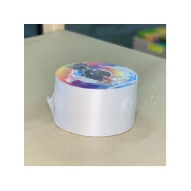 Listón Liso Seda A22 Blanco