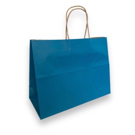 Bolsa Kraft Boutique Azul