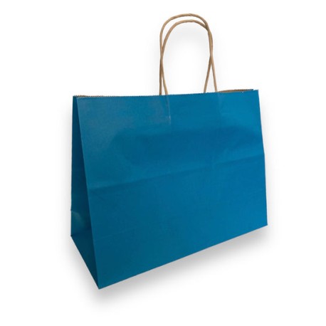 Bolsa Kraft Boutique Azul