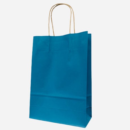 Bolsas Kraft Color Azul