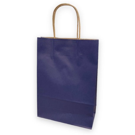 Bolsas Kraft Color Azul Rey