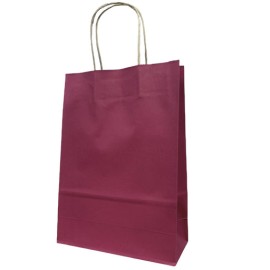 Bolsas Kraft Color Borgoña