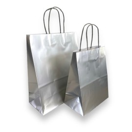 Bolsas Kraft Metálica Plata