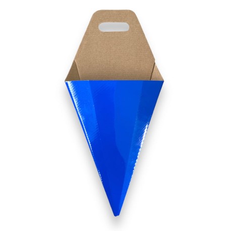 Caja Cono Azul