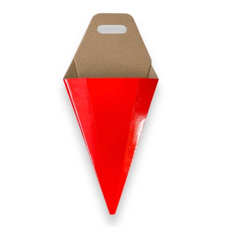 Caja Cono Roja