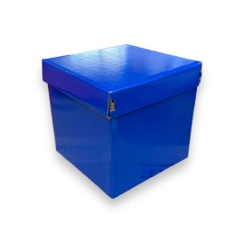 Caja cubo - Azul