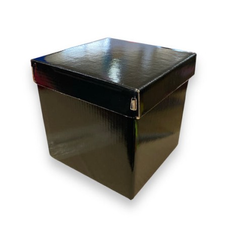 Caja cubo - Negro
