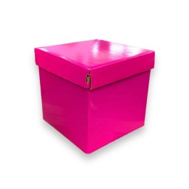 Caja cubo - Rosa